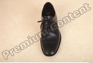Black leather formal shoe photo reference 0002